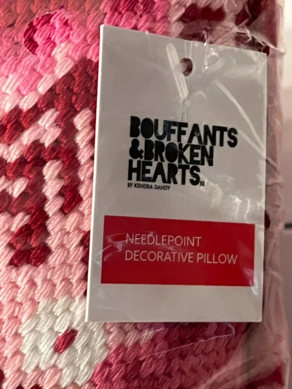 Bouffants And Broken Hearts needlepoint decorative